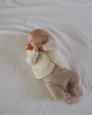 Alwero Bodywarmer Babykleding Naturel (Gepersonaliseerd)
