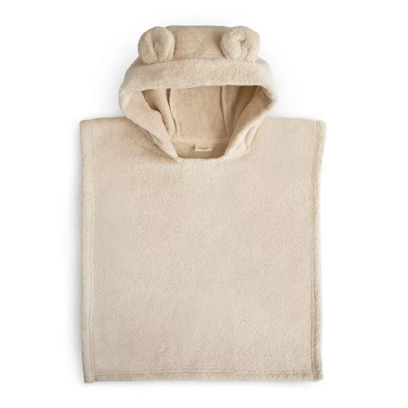 Mushie Bad Poncho Beige - 1 tot 3 jaar - (Gepersonaliseerd)