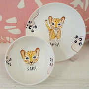 Gepersonaliseerd kinderservies Welpje